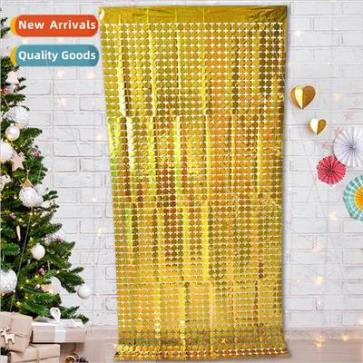 Party Decoration Supplies Laser Glitter Background Curtains