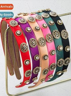 Hair bands Korean fashion fine edge diamond alloy accessorie