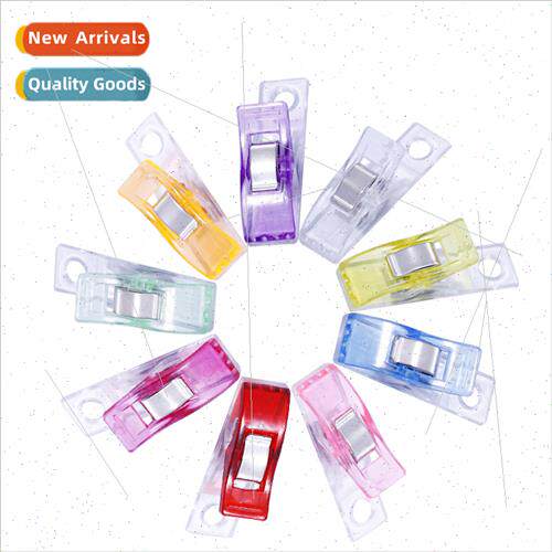 Colorful Plastic Sewing Tools Data Edge Closure Clip Househo