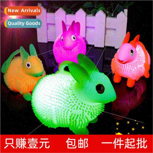 ght-up toys new novelty light-up venting rabb light-up pinch