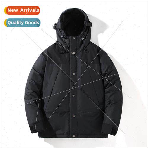 Down jacket 2023 winter new tide men function work loosened