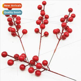 mulation red fru holly fru tune fru 12 head red berries New