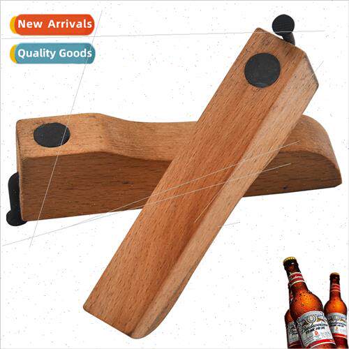 Creative New Wooden Handle Bottle Opener Easy Beer Bottle Op