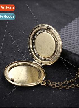 Zodiac gns minous Photo Box Necklace minous Openable Couple