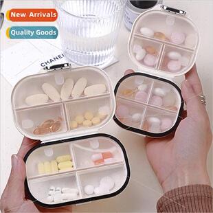 Pill box carry-on drug box sealed large capacy jewelry box s