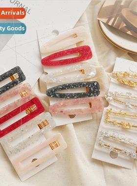 Korea super fairy dream tin foil hair clips Japan retro holl