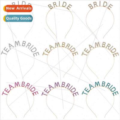 Europe fashion rhinestone hair bands birthday party permance