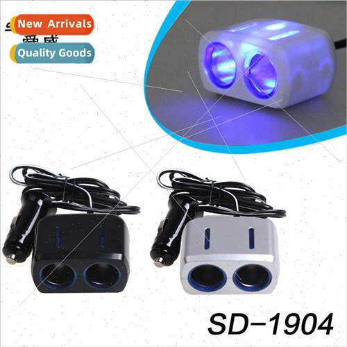 Two-In-One Power Distributor Ambient ght Cigarette ghter 100