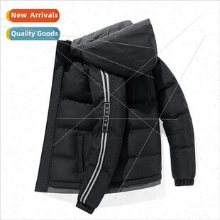 Hooded down cotton jacket men big yards nd new winter men ja
