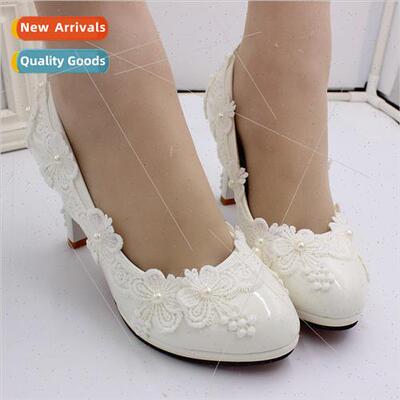Whe Large ze Wedding Shoes Heeled Bridal Shoes High Heeled B
