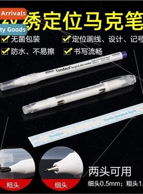 Semi-permanent embroidery eyebrow tattoo posioning marker pe