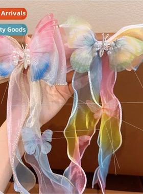 Butterfly Mesh Fluttering Children Hair Clips Bow Hair Acces