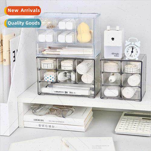ins desktop drawer organizer cosmetic jewelry compartment or