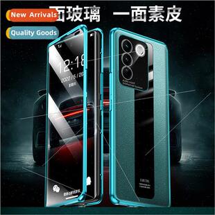 适用 vivoS16Pro phone case second Porsche IQOOREN7 vegan lea