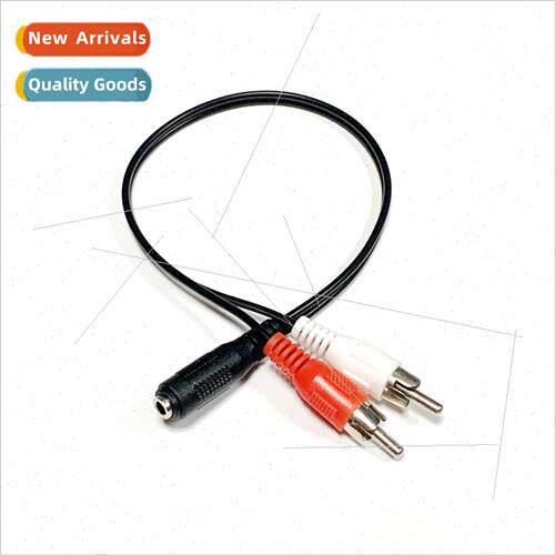 One in two audio cable 3.5 to double lotus 3.5mm stereo fema