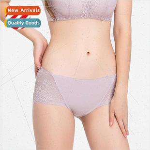 Thailand natural latex silk panties women -marking abdominal