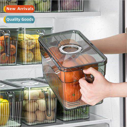 Refrigerator Storage Box Kchen Crisper Food Grade Large Tran