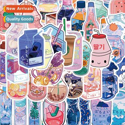 50 ins  beverage bottle cute stickers decorative luggage lap