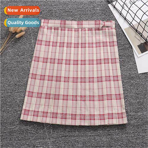 date red between whe grid JK spring fall bustier skirt pocke