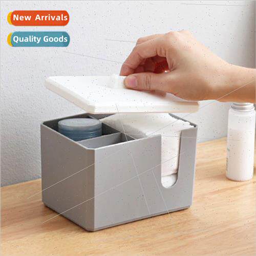Compartmentalized storage box cosmetics home supplies multif