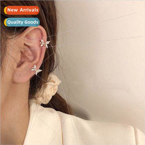 zirconia butterfly ear bone clip whout ear holes female Mori