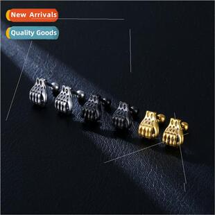 Tanium steel casting hgrab earrings dominant earrings earrin