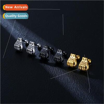 Tanium steel casting hgrab earrings dominant earrings earrin