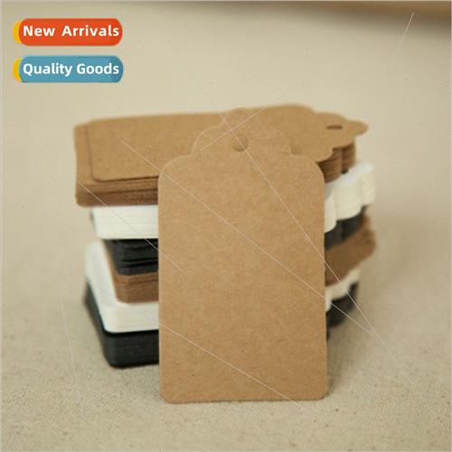 7*4cm flower head kraft paper hangtag bakery hangtag blank h