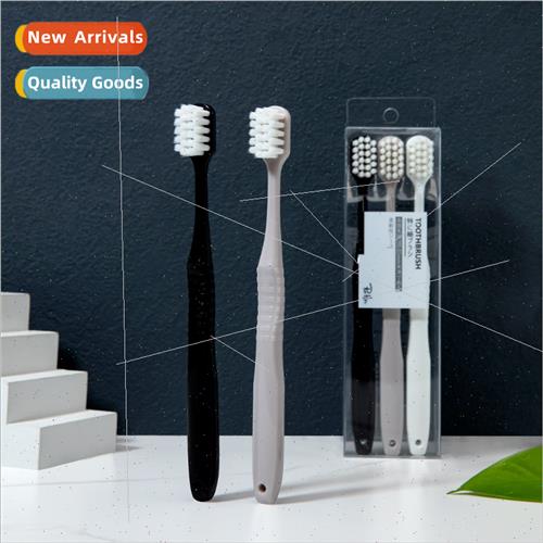 Japan Simple Soft Bristle Toothbrush适用Home Use 3pcs Adult