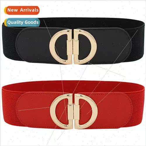 Sweater belt accessories female wide elastic band decorative