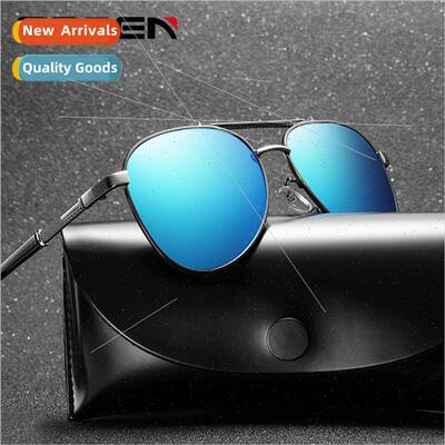 Polarized sunglasses men driver driving glasses aviator toad