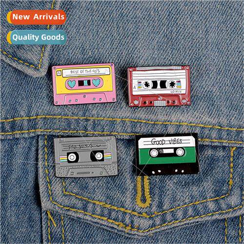 Creative Europe Uned States brooch cartoon tape corsage pin