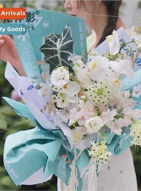 Valentine Day Tanabata bouquet wrapping paper semi-waterproo