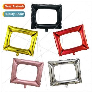 photo frame children gold balloon silver film New aluminum