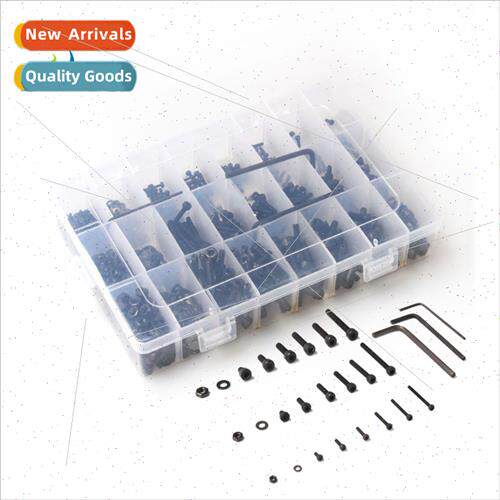 1080PCS Boxed Cylinder Head Hexagon Socket Head Bolts Black