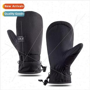 Ski gloves winter men women Q200 outdoor wind cold thickened