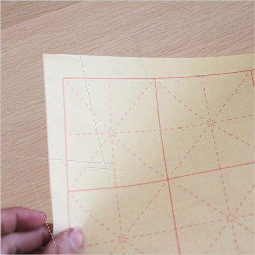 brush paper meter grid brush wring paper calligraphy practic