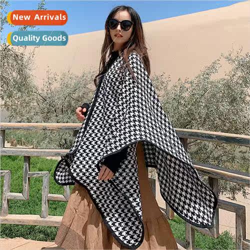 Oversized faux cashmere scarf female fall and winter office