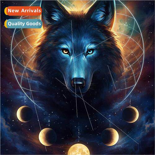 Cross Stch New DIY Wolf Full Stch mple Handmade Thread Cross