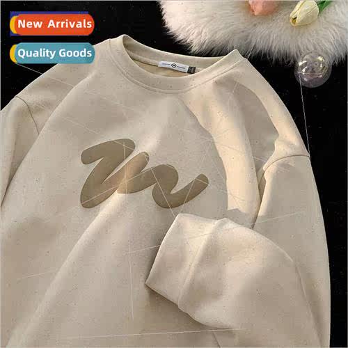 round neck sweater men spring fall American tide high set pr