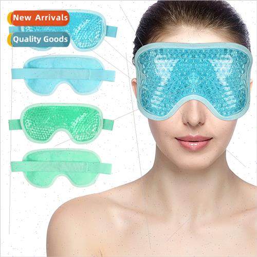 Cold Compress Plush Sleeping Ice Pack Eye Mask Gel Ice Beads