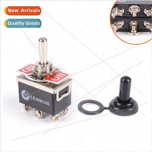 TUV CE 6-pin knob swch+waterprocap KN3C-203A Screwed foot ro