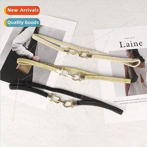 Belt female decorative elastic waist chain simple versatile