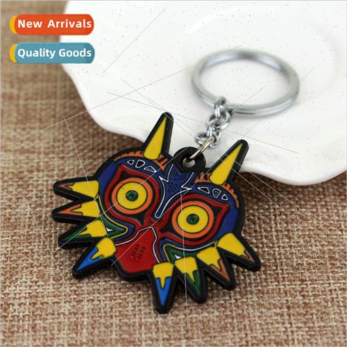The Legend of Zelda Mezulas Mask colorful alloy keychain pen