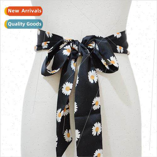 Women small daisy candy solid color decorative belt fashion