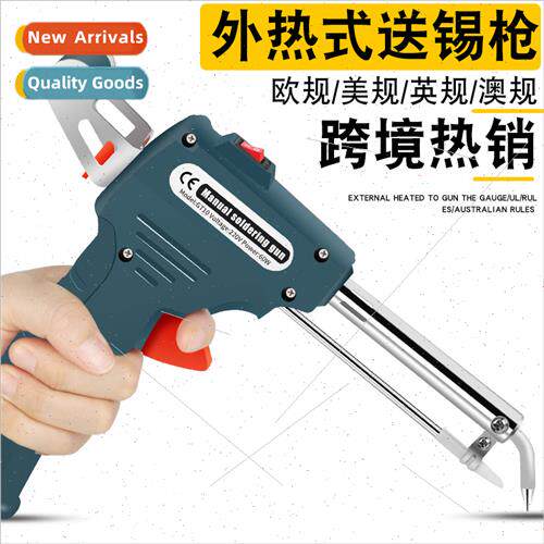 Manual Tin Feed Soldering Gun Handheld Soldering Gun 60W Man
