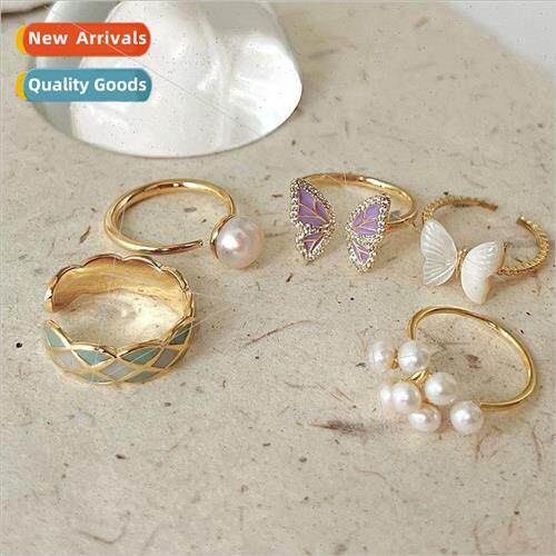 Fairy ring female ins niche fashion retro finger ring open n