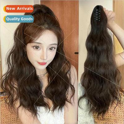 Wig female long hair big wave water ripple wool curls ponyta
