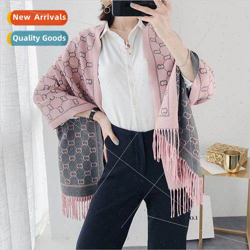 Koreas new fall and winter scarf imitation cashmere ladies w