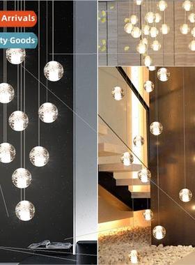 Duplex staircase chandelier villa LOFT apartment Scandinavia